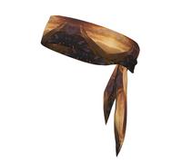 The sun shines Printed headband, adiustable headband, perfect for running, fitnessand other sports.