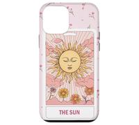 The Sun Tarot Card Floral Pink Aesthetic Esoteric Design Case for iPhone 12 mini