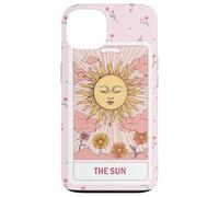 The Sun Tarot Card Floral Pink Aesthetic Esoteric Design Case for iPhone 13