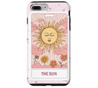 The Sun Tarot Card Floral Pink Aesthetic Esoteric Design Case for iPhone 7 Plus/8 Plus
