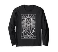 The Sun Tarot Card Halloween Voodoo Doll Witchcraft Altar Long Sleeve T-Shirt