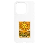 The Sun Tarot Card Sunflower Field Positive Energy Spiritual Case for iPhone 15 Pro