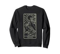 The Sun Tarot - Radiant Raven Celestial Design Sweatshirt