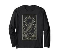 The Sun Tarot - Radiant Raven Celestial Design V3 Long Sleeve T-Shirt