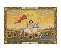 The Sun Tarot Wooden Jigsaw Puzzles for Adults 35/70/120/200/300/5001000 Pieces - Art for Wall Decor - Durable Poplar Wood, Zero Dust, UV Vibrant Print - Family Group Activity & Unique Gift