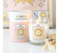 The Sun Vintage Tarot Rose Candle