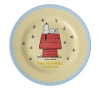 The Sun Will Come Up melamine plate - Rice x Snoopy Cream one size