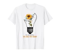 The Sun Will Rise Floral Motivation Quote Inspiration T-Shirt