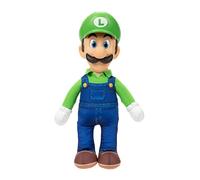 The Super Mario Bros Movie 2023 Luigi Poseable Plush 14" Tall New Kids Toy 3+