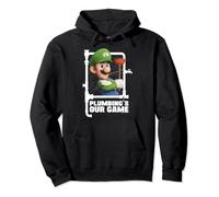 The Super Mario Bros. Movie Plumbing's Our Game Luigi Poster Pullover Hoodie