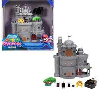 The Super Mario Galaxy Movie Bowser Castle Playset with 4cm Figure | Officially Licensed by Jakks Pacific, 3 Levels of Play, Heat-Activated Paintings, Interactive Features