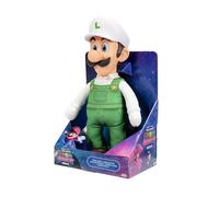 The Super Mario Galaxy Movie Fire Luigi Poseable Plush 15" / 38cm, Officially Licensed by Jakks Pacific, Plush with Sculpted Roto Head, Nintendo Collectible Plush, for Ages 3+