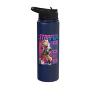 The Super Mario Galaxy Movie Fox McCloud Retro Hero Stainless Steel Insulated Water Bottle
