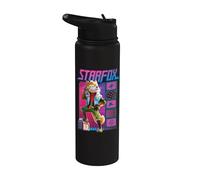 The Super Mario Galaxy Movie Fox McCloud Retro Hero Stainless Steel Insulated Water Bottle