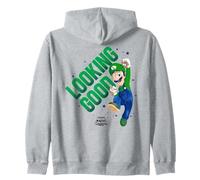 The Super Mario Galaxy Movie Looking Good Luigi Jump Zip Hoodie