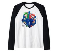 The Super Mario Galaxy Movie Mario & Luigi Galaxy Jump Raglan Baseball Tee