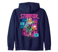 The Super Mario Galaxy Movie Starfox Fox McCloud Action Zip Hoodie