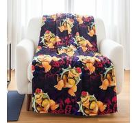 The Super Mario Galaxy Movie Throw Blanket, Boswer, Soft Cozy Decorative Blanket for Couch, Bed, or Gaming Room (100% Officially Licensed Product) by Franco Collectibles