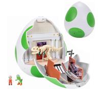 The Super Mario Galaxy Movie Yoshi Egg Playset with 1.5" Mini Figures, Officially Licensed by Jakks Pacific, Includes 4cm & Exclusive Fire Mario Figures, Interactive Playset, For Ages 3+