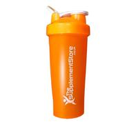 The Supplement Store Protein Shaker Cup - BPA Free, 600ml Protein Shaker Bottle with Wire Blending Ball, Durable & Sustainable Shaker for Protein Shakes, Dishwasher Safe, Secure Flip Top Lid (Orange)