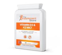 The Supplement Store Vitamin D3 3000iu K2 MK7 100ug Capsules (90 Capsules)