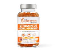The Supplement Store Vitamin D3 4000iu Gummies (60 Gummies, Orange)