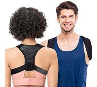 The Supply Cube Back Brace Posture Corrector for Men and Women with Velcro Adjustable Strap Belt for Clavicle Support - Breathable Brace Providing Pain Relief for Neck, Back, Shoulders