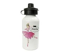 The Supreme Gift Company Personalised Kids Drinks Water Bottle Ballerina Theme (400ml)