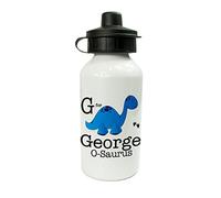 The Supreme Gift Company Personalised Kids Drinks Water Bottle Blue Dinosaur (personalised with ANY Name) (400ml)