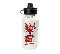 The Supreme Gift Company Personalised Kids Drinks Water Bottle Fox Theme (600ml)