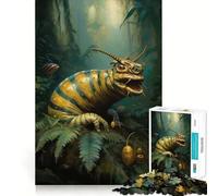 The Surreal Tiger Snail 1000 Piece Jigsaw Puzzle for Teenagers Smart Game Relaxed Mind Pattern Assembly Santa Wish List (38x26cm)