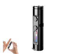 The Survival Flashlight,500 Lumens Rechargeable Keychain Light with COB LED,Magnetic Pocket Keychain Flashlights with Hat Clip,Waterproof,3 Brightness for Camping,Emergency (Black)