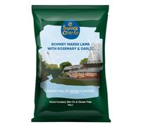 The Sussex Crisp Co. Romney Marsh Lamb with Rosemary & Garlic Crisps - 12 × 150 g - Hand-Cooked, Skin-On, Gluten-Free - Premium British Snack