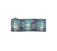 The swan in love All-over printed baby bow headband matches any outfit for babies, toddlers and kids