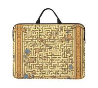 The swan in love Print 14in Laptop Case Sleeve Bag - Portable Handle, Business Travel, Accessory Pocket for Notebook, Tablet, Treasure Maze, One Size