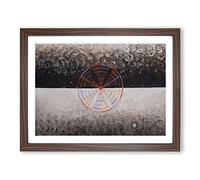 The Swan No.10 By Hilma Af Klint Classic Painting Framed Print | A2 Walnut Framed Wall Art | Ready to Hang | Classic Animal Picture | Living Room Bedroom Lounge Office