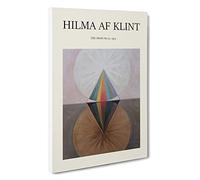 The Swan No.12 Hilma Af Klint Canvas Print | Gallery Wrapped 30mm Frame Wall Art | 30x20 inches | Ready to Hang | Contemporary Bird Picture | Living Room Bedroom Lounge Office