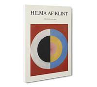 The Swan No.17 By Hilma Af Klint Canvas Print | Gallery Wrapped 30mm Frame Wall Art | 24x16 inches | Ready to Hang | Classic Bird Picture | Living Room Bedroom Lounge Office