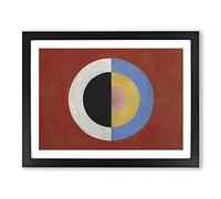 The Swan No.17 By Hilma Af Klint Classic Painting Framed Print | A2 Black Framed Wall Art | Ready to Hang | Classic Animal Picture | Living Room Bedroom Lounge Office