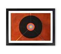 The Swan No.2 By Hilma Af Klint Classic Painting Framed Print | A2 Black Framed Wall Art | Ready to Hang | Classic Animal Picture | Living Room Bedroom Lounge Office