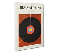 The Swan No.2 Hilma Af Klint Canvas Print | Gallery Wrapped 30mm Frame Wall Art | 30x20 inches | Ready to Hang | Contemporary Bird Picture | Living Room Bedroom Lounge Office