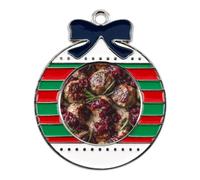 The Swedish Meatballs Christmas Tree Ornaments Decor Circular