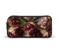 The Swedish Meatballs Pencil Case with Zipper Pen Pouch