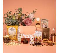 The Sweet Treat Gift Hamper - Luxury Magnetic Box with Furniss Gingerbread, Monty Bojangles Truffles & Choice of Drink - Gourmet Gift Set (Alcohol Free)