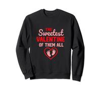 The Sweetest Valentine Of Them All Pregnant Girlfriend Gift Sweatshirt