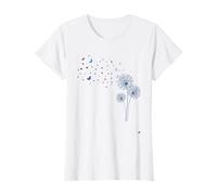 The Sweetness of Beautiful Time Butterflies Hearts and Dandelion T-Shirt
