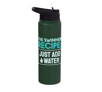 The Swimmer Recipe - Swimmer Stainless Steel Insulated Water Bottle