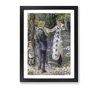 The Swing By Pierre Auguste Renoir Classic Painting Framed Print | A3 Black Framed Wall Art | Ready to Hang | Classic Historical Picture | Living Room Bedroom Lounge Office