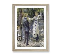 The Swing By Pierre Auguste Renoir Classic Painting Framed Print | A3 Oak Framed Wall Art | Ready to Hang | Classic Historical Picture | Living Room Bedroom Lounge Office