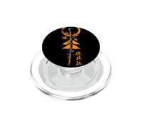 The Sword Ghost Samurai in Japanese Retro bushido Warrior PopSockets PopGrip for MagSafe